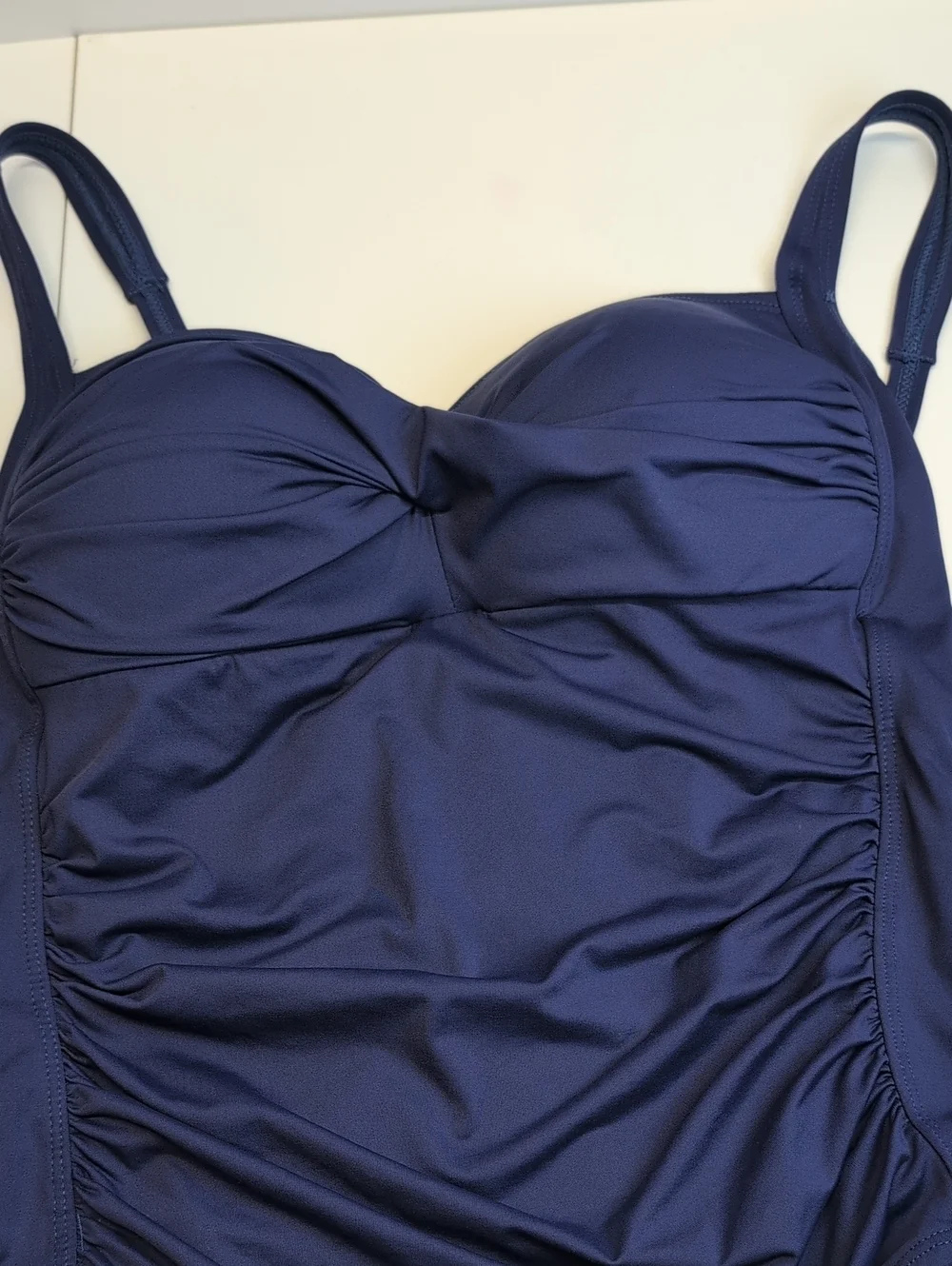 Nip Tuck Blue Joanne One Piece Swimsuit with Tummy Control Navy Size 10 EUC
